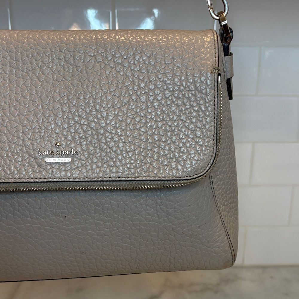 Kate Spade Bag Purse Handbag Crossbody Leather Carter Street Berrin Satchel - Picture 3 of 16